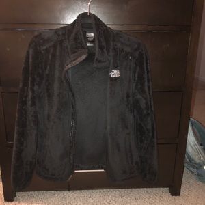 North Face fuzzy jacket